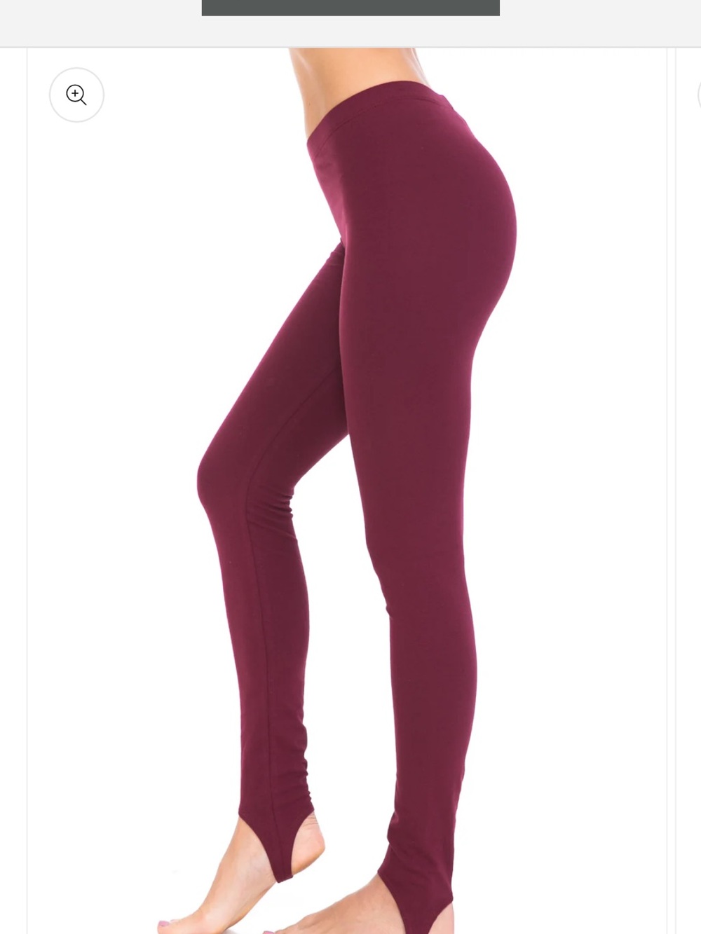 WOMEN’ Solid Cotton Spandex Leggings/ Made in USA